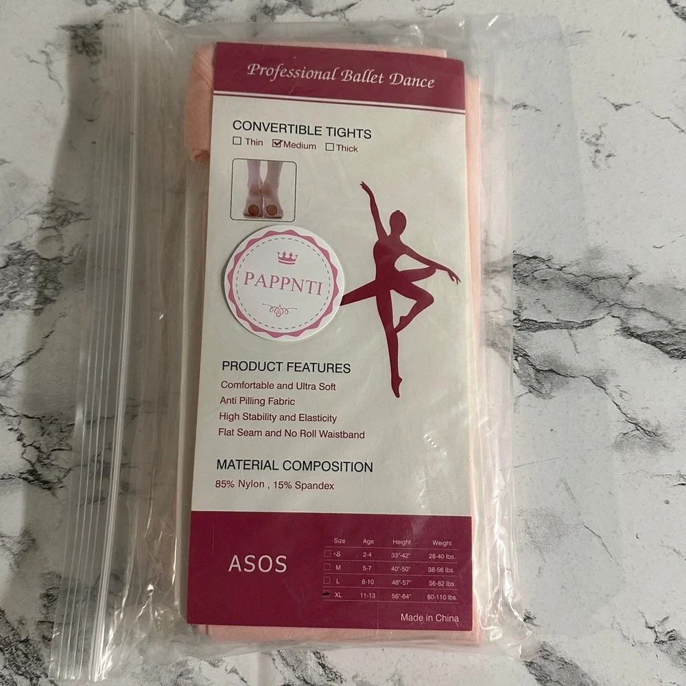 ASOS 2Pack Ultra Soft Convertible Ballet Pro Dance Size XL(11-13 years old)